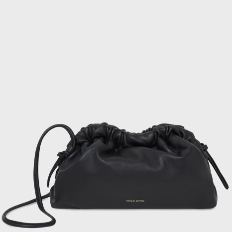 Women's Mansur Gavriel Mini Cloud Clutch Bags Black | AU 984MAT